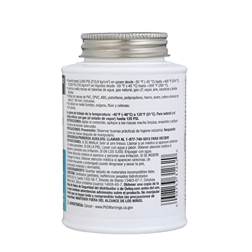 Oatey Great Blue 8 Fl. Oz. Blue Pipe Compound - 1 Each photo 7