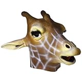 Giraffe Mask : Deluxe Latex Animal Mask