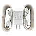 New FAST Adaptive Rapid Wall Charger Adapter+Two (2) 5 Foot Micro USB Cables for Samsung Galaxy S7 S6 S4 Note 5 4 - Durable Dependable Strong - Universal