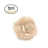 Lychee Fluffy Rose Camellia Shoe Buckle Clips Removale High Heel Accessories Wedding Decor 1 Pc