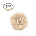 Lychee Fluffy Rose Camellia Shoe Buckle Clips Removale High Heel Accessories Wedding Decor 1 Pc