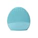 Mini Silicone Facial Cleansing Brush - FEITA Waterproof Silicon Face Cleaner and Electric Masager System for All Skin Types (Blue)