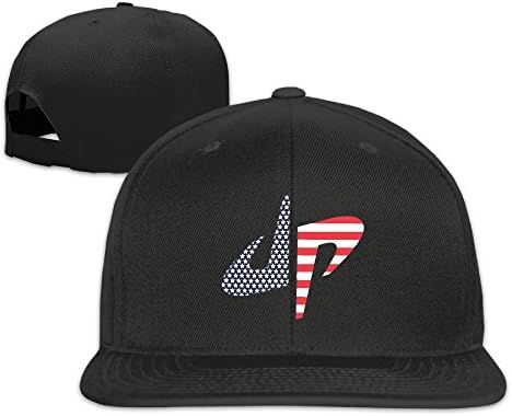 DP Dude Perfect Stars And Stripes Unisex Adjustable Flat Hat Bill Baseball Cap Outdoor Sports 8 Colors