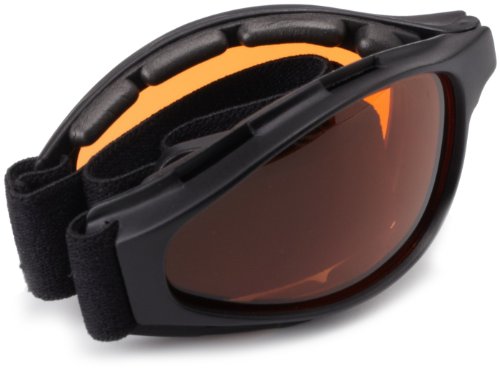 Bobster GXR Sport Sunglasses,Black Frame/Smoked Lens,one size