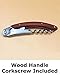 ATP MODERN Single Bottle Wine Tote - BYOB 1 Wine Bottle Bag - Free Wooden Corkscrew - Canvas Wine Tote - Wine Bag - Wine Lover Gift for Her (Navy Striped, Single)