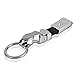 Mehr Jaguar Genuine Leather Key Chain - Elegant Keychain - Key Ring (Black)