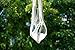 Azura Ciela Design Sky Cradle Cotton Moon Lamp Hanger for 3D Printing Moon Night Light Lunar Lamp Moon Light Lamps Mason Jar Lights & Storm Glass Macrame Hanger, White