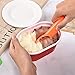 4 Pcs Ice Cream Scoop Scooper with Comfortable Handle Nonstick Fruit Cookie Dough Frozen Yoghurt Scoop Scooper