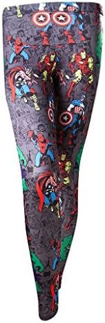 Marvel Leggings Superheroes Captain America Thor Official Womens