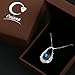 OSIANA Drop-Tear Pendant Necklace with Crystal from Swarovski (Montana)