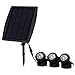 Heyser Submersible Solar Pond Lights, 18 LED RGB Landscape Spotlight Lighting for Outdoor Garden Pool Underwater Decoration