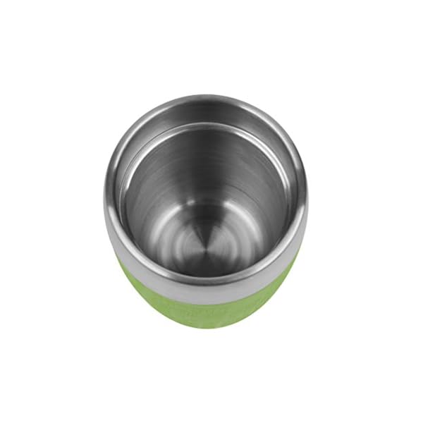 Emsa , Edelstahl , 514516 Isolier-Trinkbecher, Mobil genieÃen, 200 ml, Dreh- Trinkverschluss, GrÃ¼n, Travel Cup – Bild 4
