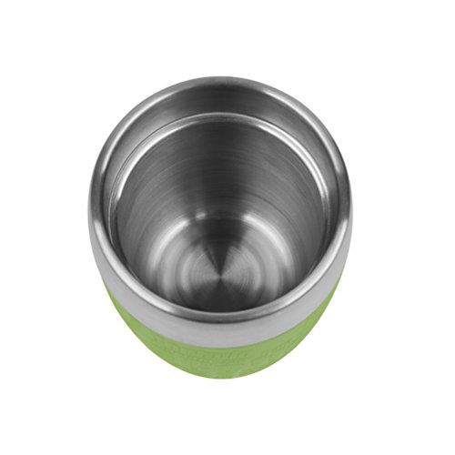Emsa , Edelstahl , 514516 Isolier-Trinkbecher, Mobil genieÃen, 200 ml, Dreh- Trinkverschluss, Grün, Travel Cup – Bild 4