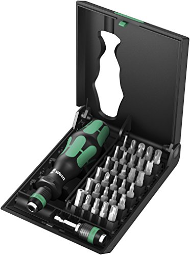 Click Here to See More Images Wera Kraftform 71 Kraftform Kompakt Security 32 Piece set, Hexagon 1/4