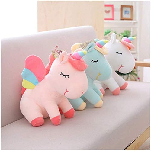 mrGood U-ni-Corn Plush Toy Cute U-ni-Corn Doll Cute Animal Stuffed U-ni-Corn Soft Pillow Baby Kids Toys for Girl Birthday