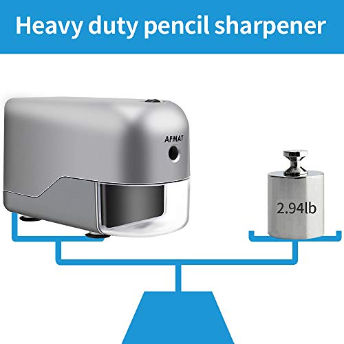 AFMAT Electric Pencil Sharpener Heavy Classroom Pencil