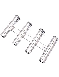 Barco 316 Acero inoxidable Rod Holder 4 Rack Pesca Rod Pod para Marino Yate