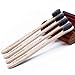 Bamboo Toothbrush, Biodegradable Soft Bamboo Charcoal Toothbrushes (BPA Free), 4 Pack Eco Friendly Natural Organic Toothbrush, Individually Numbered - 100% Smooth Bamboo Handle Tooth brushes