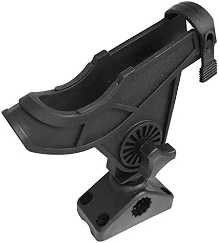 Downrigger Rod Holder - with Rod Holder Mount and Mounting Hardware - Combination Deck Or Side Mount Top Mount Rod Holder Fishing Pole Holder (Kayak Rod Holder - Boat Rod Holder)