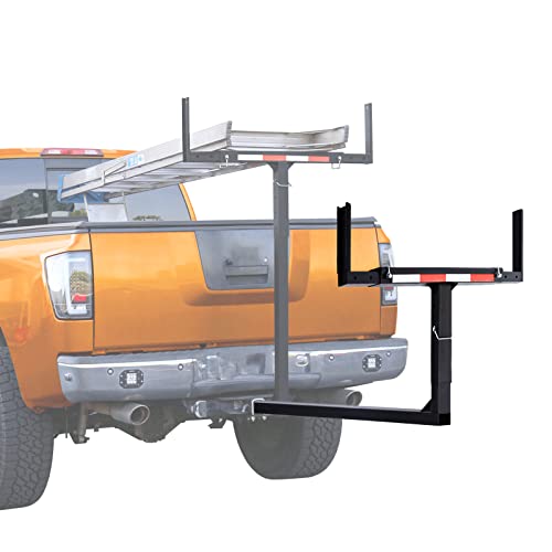 HOUGEET Truck Bed Extender, 2 in 1 Design Foldable Kayak Rack, 800lbs