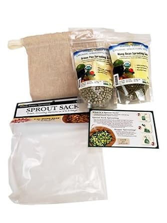 Handy Pantry Sprout Sack Combo Pack Certified Organic
