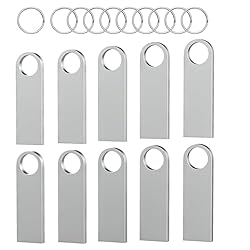 ABLAZE 512 MB USB Flash Drive 10 Pack, Metal Flash