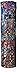 Hugger Mugger Batik Yoga Mat Bag - Blue - beautiful pattern, durable 100% cotton, full lining, adjustable strap, 2 extra zipper pockets