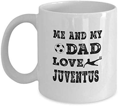AZMugs, Godfather Gift, Godfather Gifts For Kids Me And My Dad Love Juventus Suitable Gadget For Places, You Will Not Regret Buying This Mug - This Is A Perfect gift For Dad _11oz - White