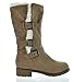 DREAM PAIRS Women's Winter Snow Fur Lining Buckles Side Zipper Outdoor Boots