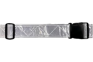 Stuart Promotional Products - Reflective Running Belt, High Visibility Safety, Adjustable Belt for Running, Walking & Cycling