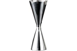 Double Jigger, Stainless Steel Cocktail Bar Jiggers Japanese Style Measuring Cup Tool Layered Liquor Alcohol Oz Shaker Device