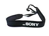 Rainbowimaging NSSN Anti-Slip Elastic Neoprene Neck Strap for Sony DSLR (Black)