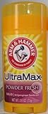 Arm and Hammer Ultramax Deodorant and Antiperspirant - Powder Fresh, 2.60 Ounce (Pack of 12)