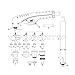 PKG -22 PT-60 Plasma Electrode/Tip/Shield Cup/Stand-Off for PT-40 IPT-60 Torch
