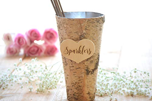 Wedding Sparklers Holder - Rustic Wedding - Large Sparkler Bucket - Long wedding sparklers - Sparklers Pail - Wedding Sparklers … - Thumbnail 2