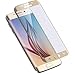 Galaxy S6 Edge Screen Protector, JETech Full Screen Premium Tempered Glass Screen Protector Film for Samsung Galaxy S6 Edge (Gold) - 0861