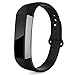 NAHAI Bands Compatible with Fitbit Alta/Fitbit Alta HR/Ace, Soft Silicone Replacement Bands Adjustable Sport Strap Wristbands Accessories for Fitbit Alta/Ace, Women Men, Small, Black