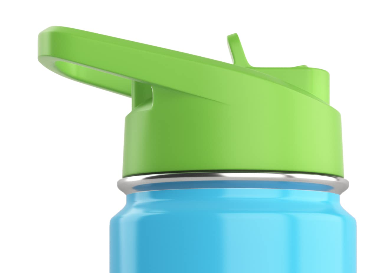 Replacement Lid for Kids Water Bottle, Green | Leak Proof | Easy Sip (Lid only)