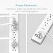 Anker PowerPort Power Strip, 12 Outlets & 3 USB Ports, Surge Protector with 6ft Cord, and PowerIQ for Samsung Galaxy S7 Edge/Note, iPhone Xs/XS Max/XR/X/8/7/6/Plus, Tablets, and More