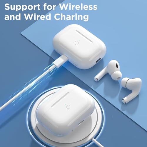 TERRIFI Wireless Charging Case for AirPods Pro 1 and 2 Gen, USB-C Port, Compatible with AirPod Pro 1st/2nd Gen, Replacement Charger Case, Type-C Port, Bluetooth Pairing Sync Button