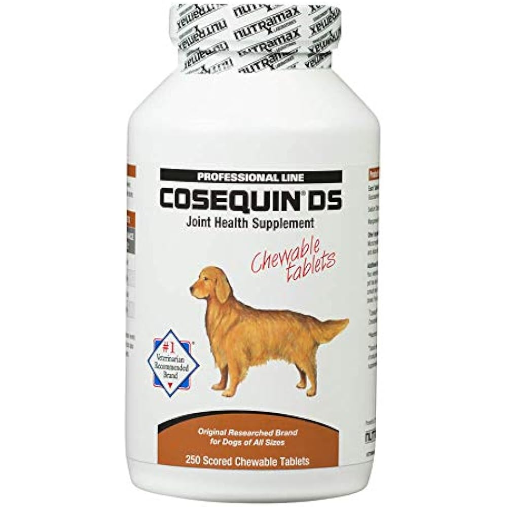 Nutramax Cosequin Hip & Joint Care DS Double Strength Chewables, 250