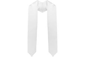 Abeillo Unisex Graduation Stole Plain Graduation Sash 2025 Honor Stole for School/Church Ceremony 60"