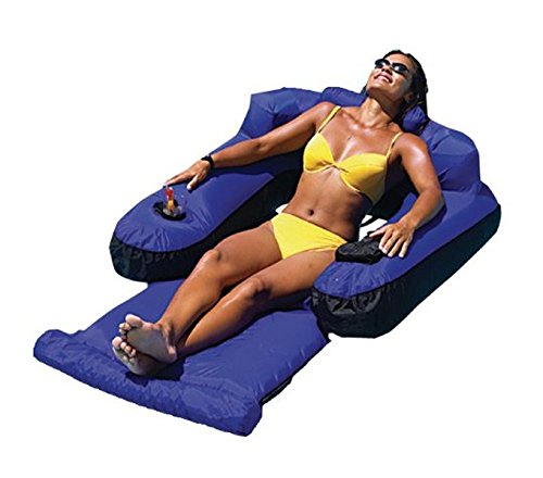 2) New Swimline 9047 Swimming Pool Fabric Inflatable Ultimate Floating Loungers