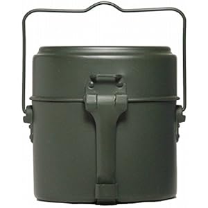 Mil-Tec Bundeswehr Essgeschirr Set • BW Aluminium Kochgeschirr nach TL • 1,5 L Kessel mit Henkel • Outdoor Kochset • Platzsparend, rostfrei & leicht