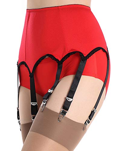 Aedericoe Thigh Garter Belt Stretchy Suspender Strap Belt for Lingerie Thigh Stockings - Thumbnail 5