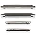 TOP CASE - 2 in 1 Signature Bundle Rubberized Hard Case Compatible MacBook Pro 13.3