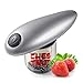 Electric Can Opener, Smooth Edge Automatic Can Opener for Any Size, Best Kitchen Gadget for Arthritis and Seniors (Gray)