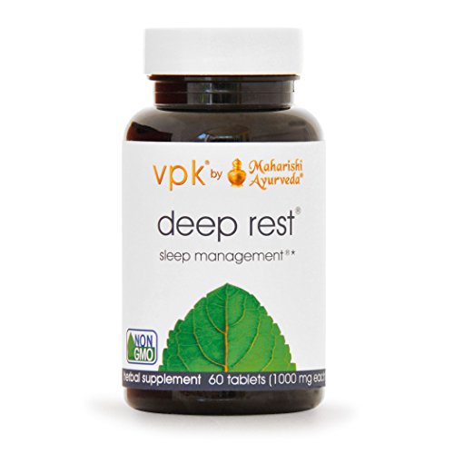 Deep Rest | 60 Herbal Tablets - 1000 mg ea. | Natural Support for Uninterrupted & Restful Sleep