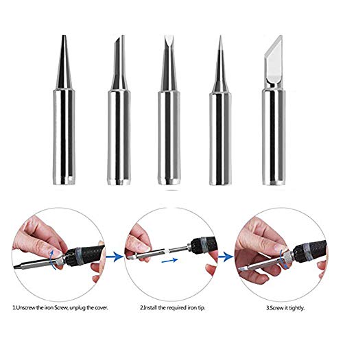 USHOT Soldering Iron Kit Electronics Adjustable Temperature Welding Tool Soldering Set