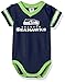 Gerber Unisex Baby Standard NFL Jersey Onesie Bodysuit, Team Color, 0-3 Months